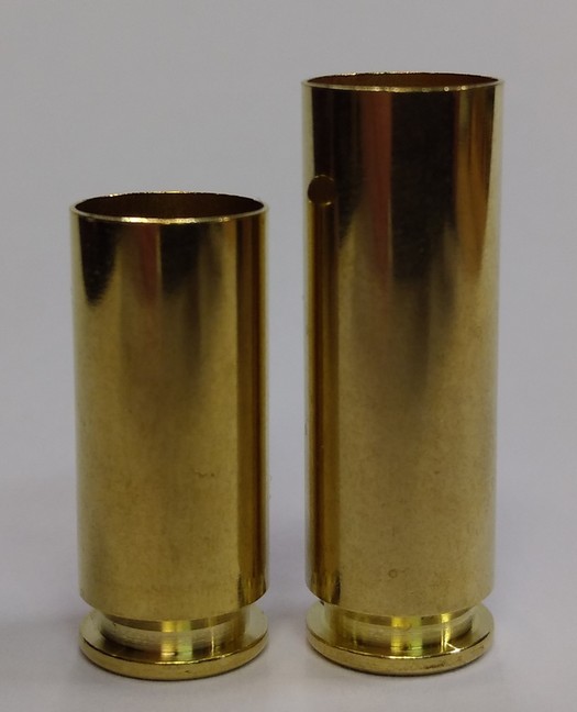 10mm vs 10mm Mag case comparison, 10mm Mag cut down to 10mm